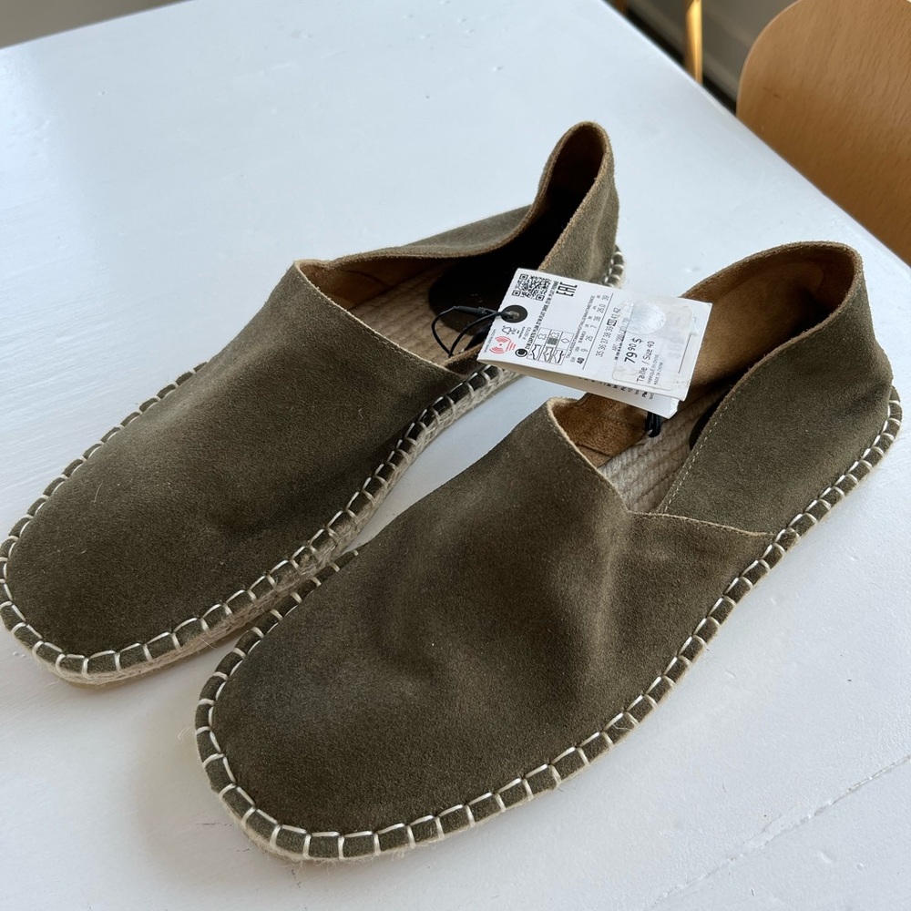 Zara Suede Espadrilles